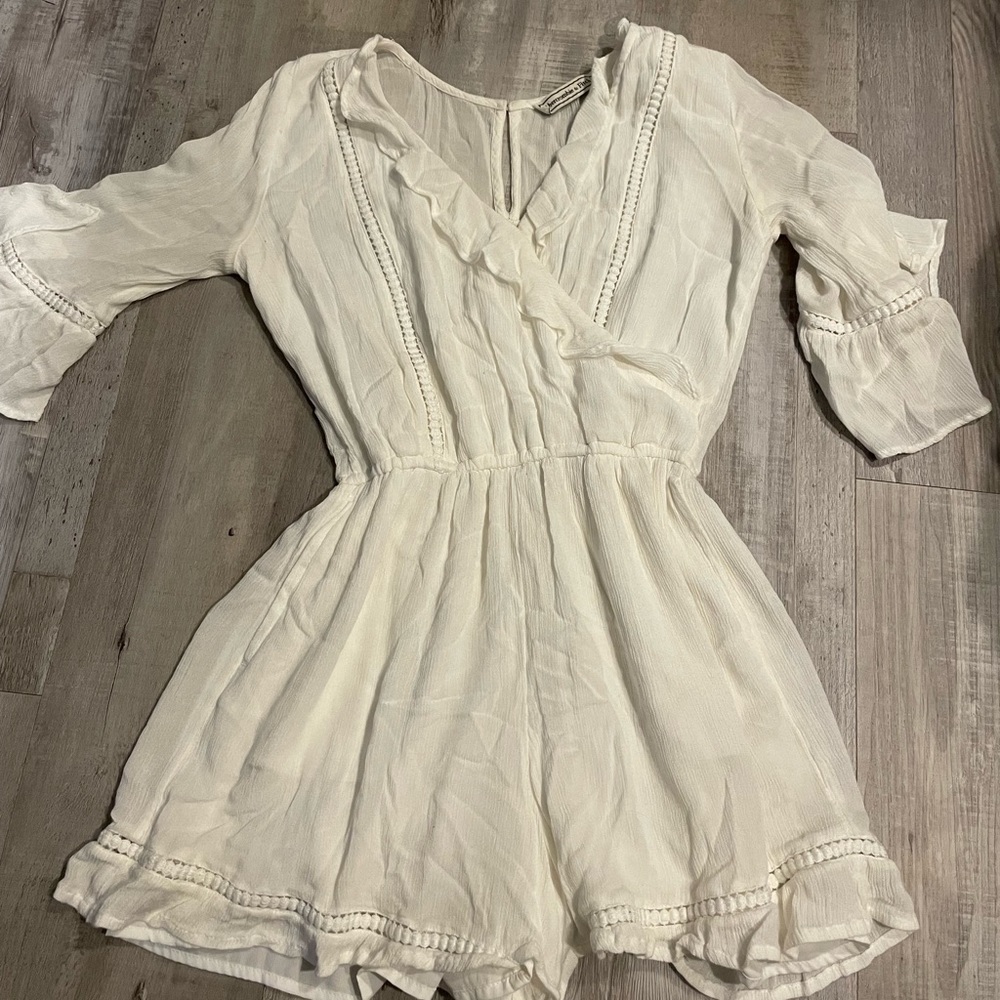 Abercrombie white romper